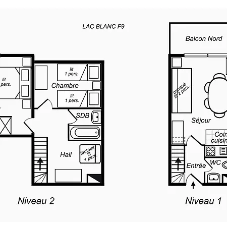 Duplex Calme 3 Pièces, 6/7 Pers. - Fr-1-182-114 Appartement